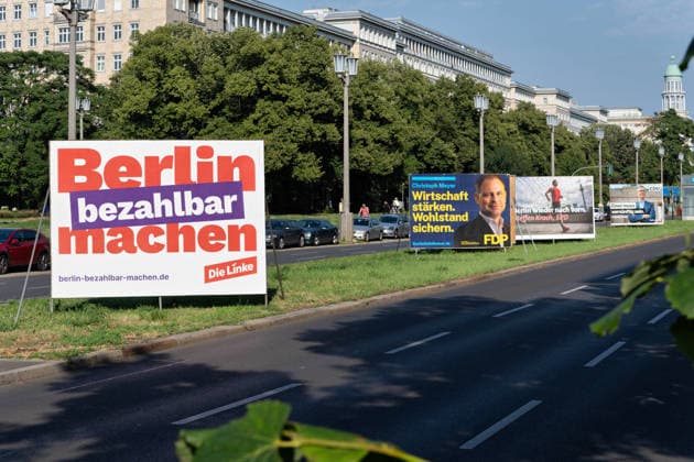 Abgeordnetenhauswahl Berlin 2026, Wahlplakate