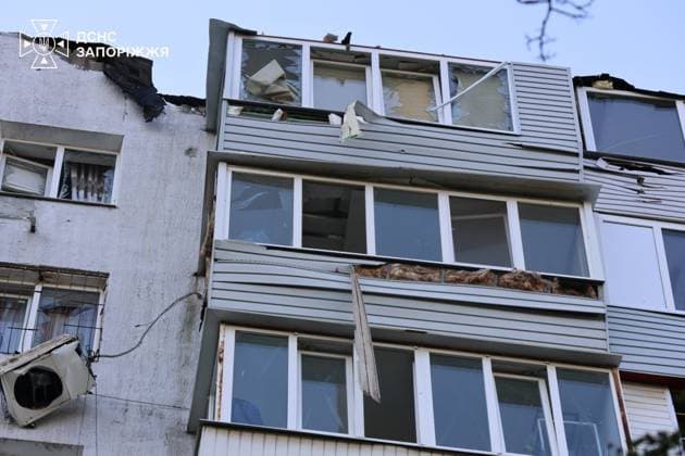 Ukraine-Krieg, Russischer Drohnenangriff auf Saporischschja