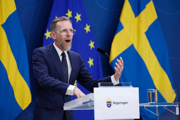Schweden, Jakob Forssmed Pressekonferenz