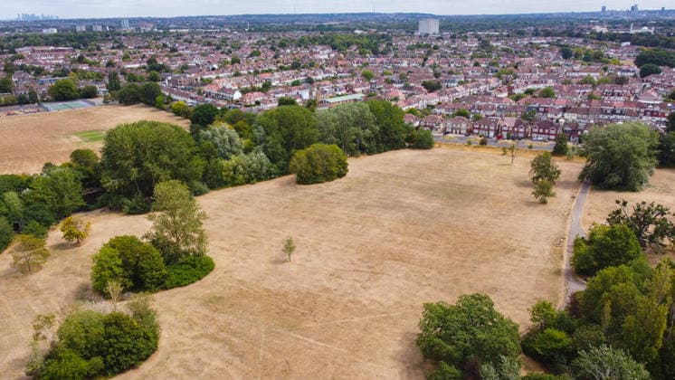 England, Trockenheit in London
