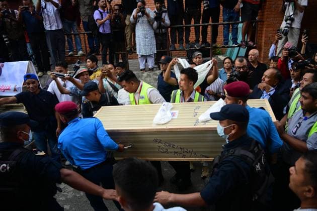 Nepal, Trauer um Bergsteiger Pur Bahadur Gurung in Kathmandu