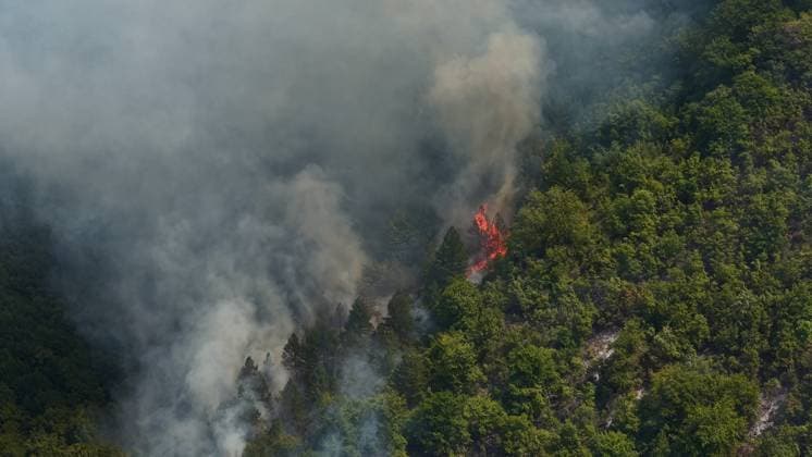 Bosnien und Herzegowina, Waldbrand in Konjic