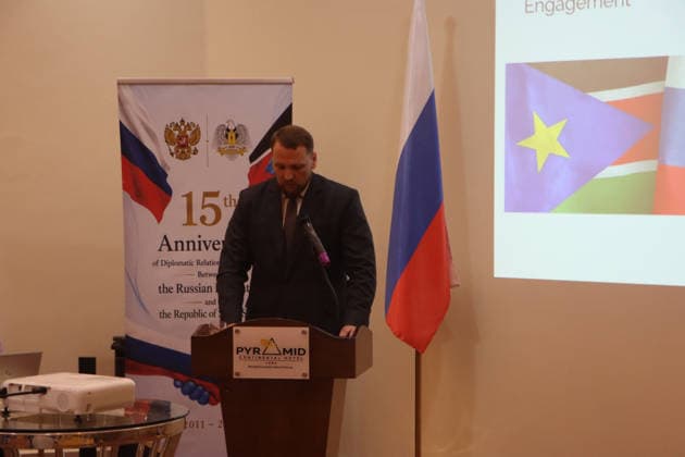 Südsudan, Veranstaltung zur Feier der 15-jährigen diplomatischen Beziehungen mit Russland in Juba