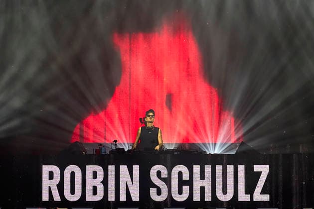 Musik, Robin Schulz Auftritt in Wolfsburg