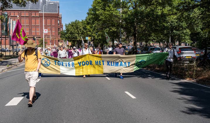 Niederlande, Extinction Rebellion Protest in Den Haag