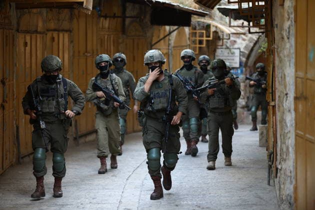 Nahostkonflikt, Westjordanland, Israelische Streitkräfte in Hebron