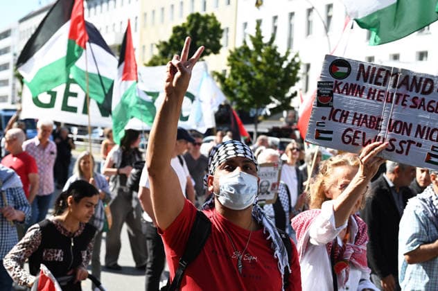Berlin, Pro-palästinensische Demonstration