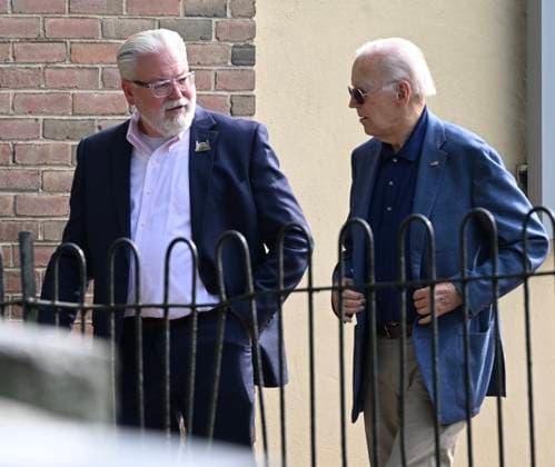 USA, Joe Biden besucht Gottesdienst in Wilmington