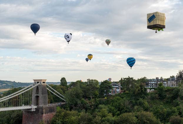 Großbritannien, Heißluftballonfestival in Bristol