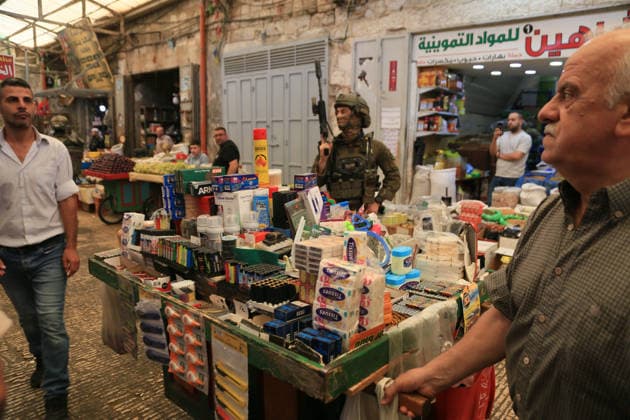 Nahostkonflikt, Westjordanland, Razzia des israelischen Militärs in Nablus