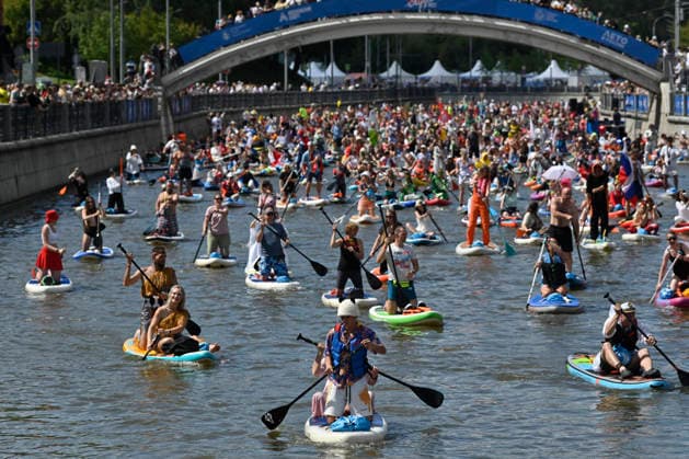 Russland, Jährliches Yauzafest in Moskau