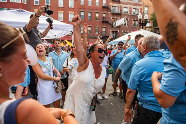 USA, Das Fest der Madonna Della Cava in Boston