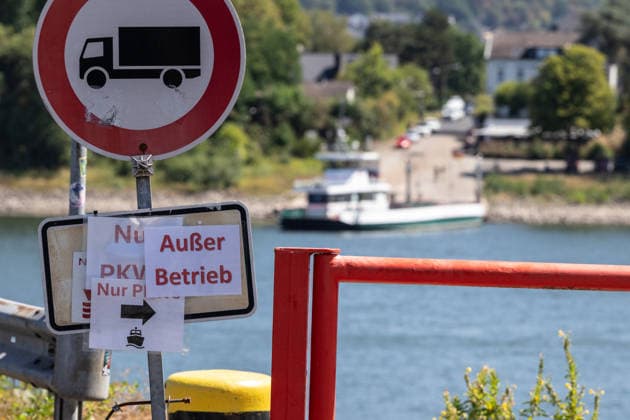 Nordrhein-Westfalen, Rheinfähre Bad Honnef eingestellt