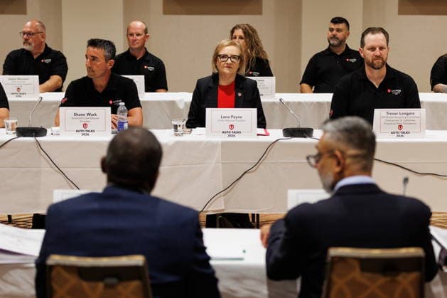 Kanada, Gewerkschaft Unifor nimmt Verhandlungen mit General Motors auf in Toronto