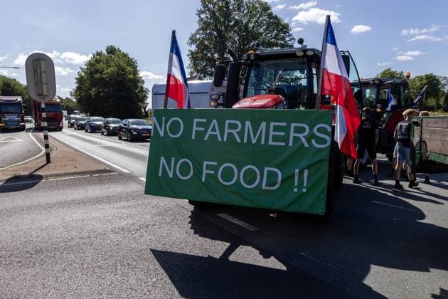 Niederlande, Bauernprotest in Nijverdal