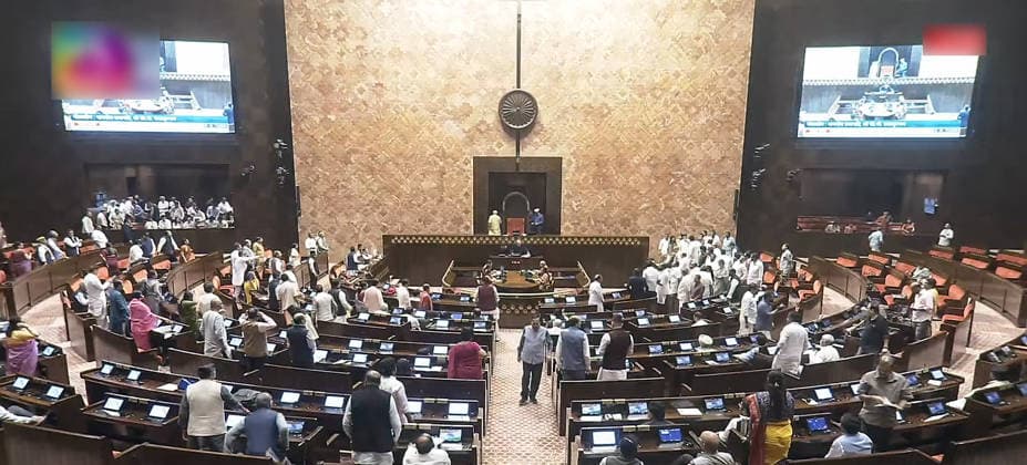 Indien, Monsun-Sitzung des indischen Parlaments in Neu-Delhi