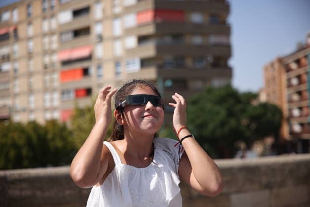 Sonnenfinsternis, Eindrücke aus Spanien