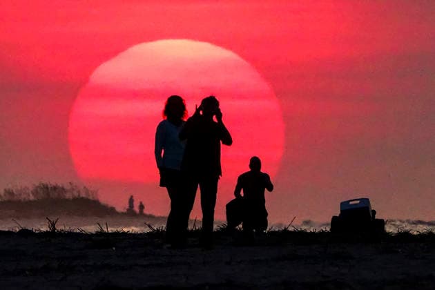 USA, Sonnenaufgang in Isle of Palms
