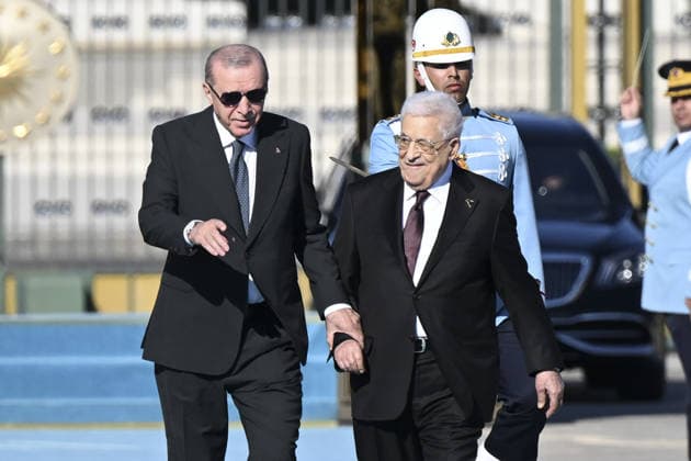 Türkei, Recep Tayyip Erdogan empfängt Mahmoud Abbas in Ankara