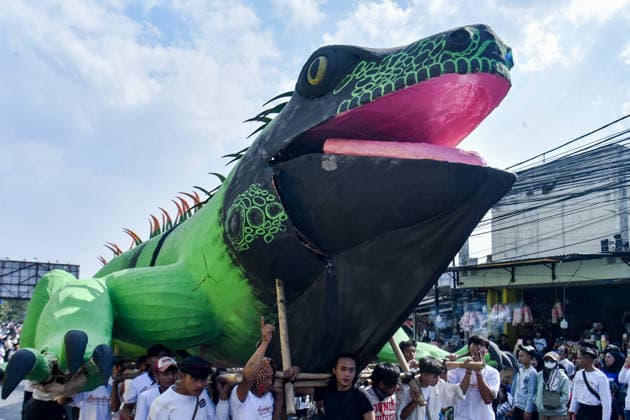 Indonesien, Karneval zum 81. Jahrestag der Unabhängigkeit in Lembang