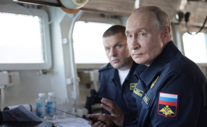 Russland, Wladimir Putin besucht Oblast Sachalin