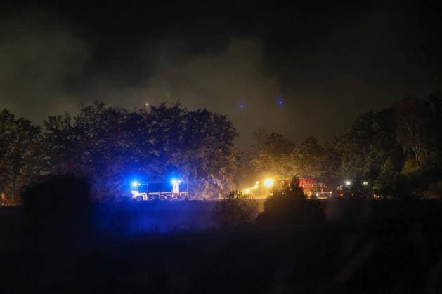 NRW, Waldbrand bei Marsberg