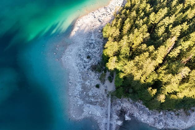 Bayern, Sommerwetter am Eibsee