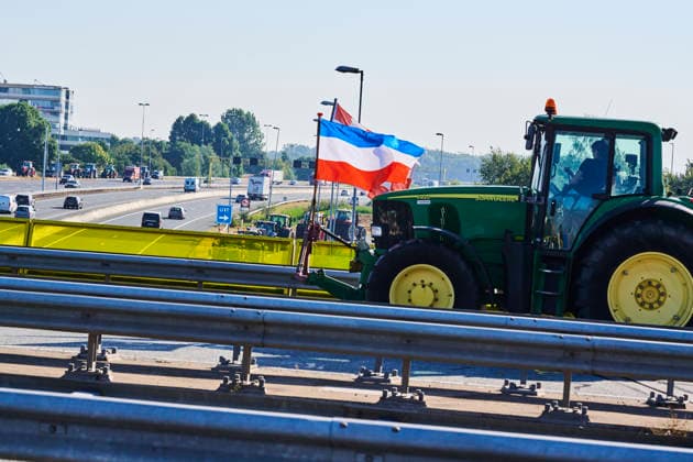 Niederlande, Bauern protestieren gegen Stickstoffpläne in Den Bosch