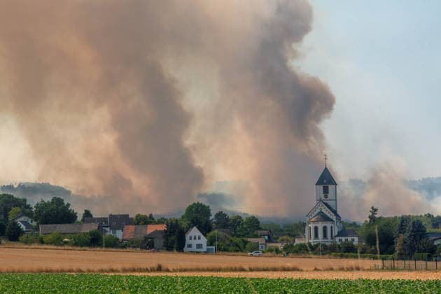 Nordrhein-Westfalen, Waldbrand im Kreis Düren