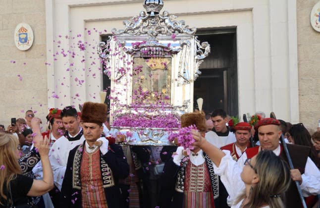 Kroatien, Mariä Himmelfahrt Feierlichkeiten in Sinj