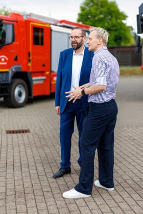 Brandenburg, Gordon Hoffmann zu Besuch in Wittenberge