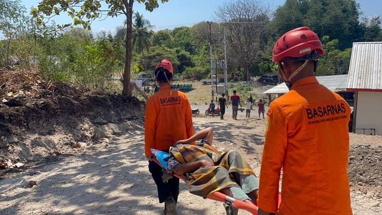Erdbeben in Indonesien, Bergungsarbeiten in Ostmanggarai