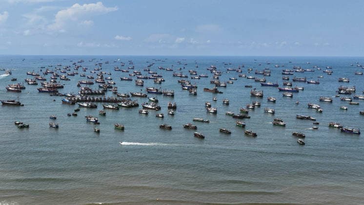 China, Beginn der Fischereisaison im Südchinesischen Meer