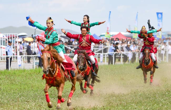 China, Traditionelles Nadam-Fest in der Inneren Mongolei