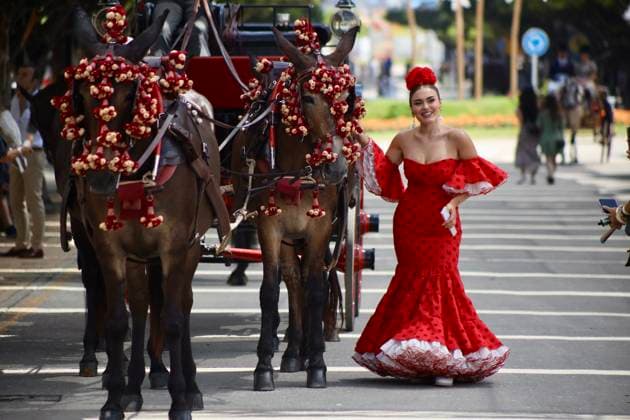 Spanien, Feria de Malaga in Malaga