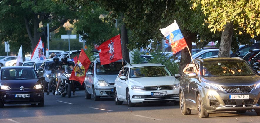Serbien, Protest gegen Selenskyj-Besuch in Belgrad