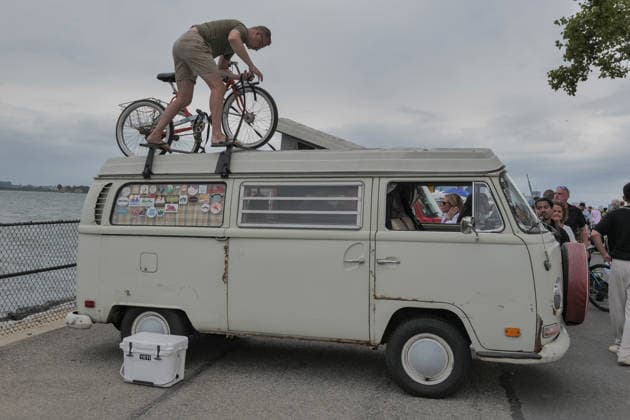 USA, Vintage Volkswagen Show in New York