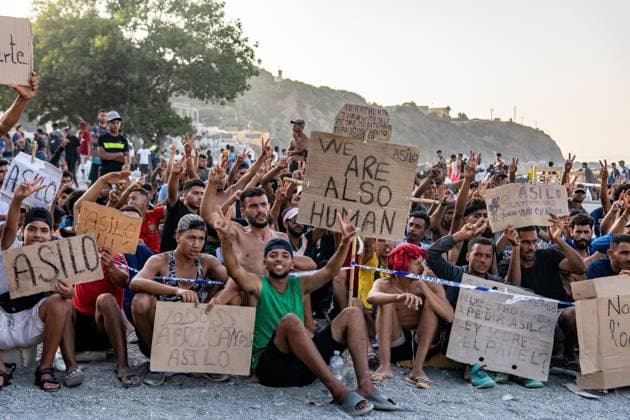 Spanien, Protest in Ceuta