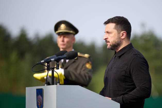 Ukraine, Gedenken an Nationalistenführer Yevhen Konovalets in Kyjiw