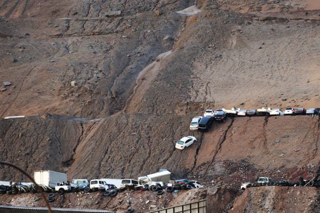 Chile, Eindrücke nach Sturm und Unwetter über Iquique