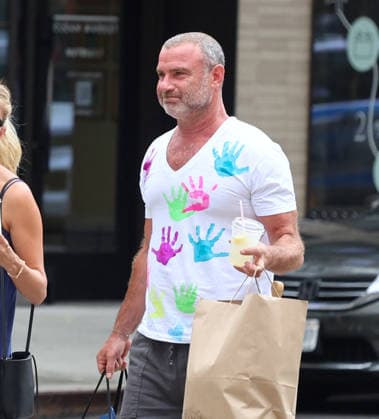 Celebrity, Liev Schreiber unterwegs in New York