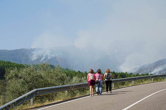 Spanien, Brände in Extremadura