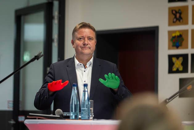Niedersachsen, Podiumsdiskussion mit Bürgermeisterkandidaten in Bad Iburg