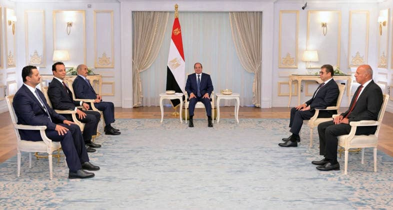 Ägypten, Präsident Abdel Fattah as-Sisi trifft Vertreter aus Libyen