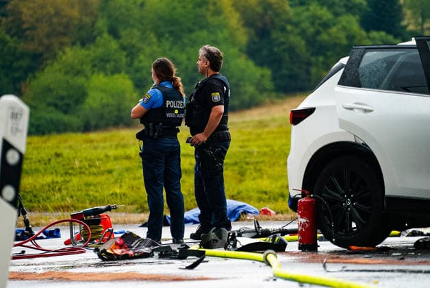 Hessen, Schwerer Verkehrsunfall bei Nidda
