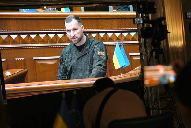 Ukraine, Sitzung des Parlaments Werchowna Rada in Kyjiw