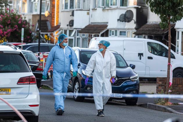 Großbritannien, Mordermittlungen nach dem Tod einer Frau bei Brand in London