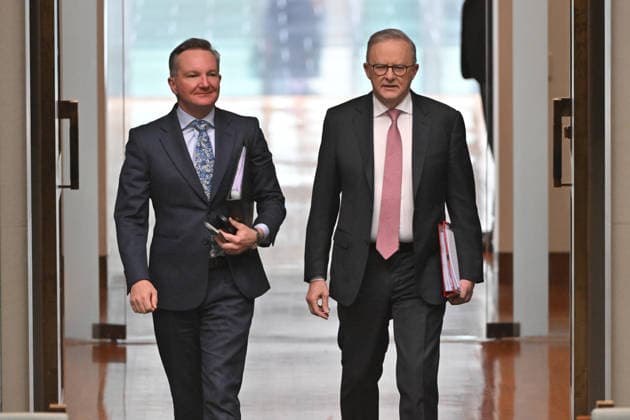 Australien, Anthony Albanese im Parlament in Canberra