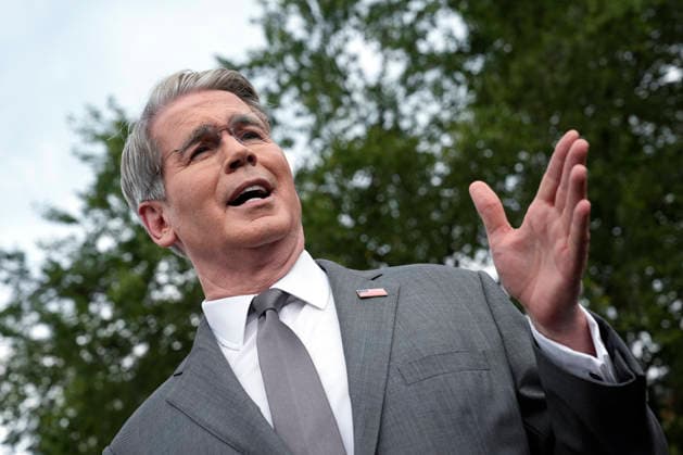USA, Scott Bessent Pressestatement in Washington DC