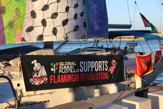 Nahostkonflikt, Italien, Global Sumud Flotilla in Brindisi